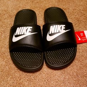 Men's Black Nike Benassi Slides
